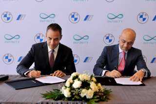 بالصور”جلوبال أوتو” تتعاون مع ”إنفنيتي” في مجال شحن السيارات الكهربائية لعملاء BMW i في مصر