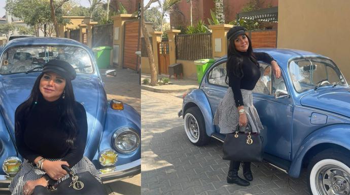 رانيا يوسف تنشر صورة أول سيارة اشترتها منذ 30 عامًا