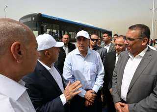 رئيس الوزراء يتفقد المرحلة الأولى من التشغيل التجريبى لمشروع الأتوبيس الترددي لمتابعة جاهزية تشغيله للمواطنين