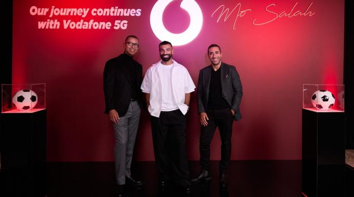 ڤودافون مصر تجدد شراكتها مع محمد صلاح سفيرًا لتكنولوجيا الـ G5