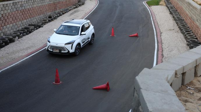 تجربة قياده مثيره علي السياره كايي X3 برو علي حلبة أوتو فروم بالعبور