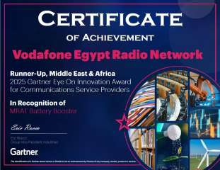 ڤودافون مصر تبتكر حلًا جديدًا لتعزيز مرونة الشبكات يعمل بالذكاء الاصطناعي،