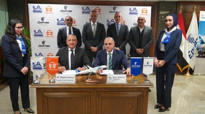 «مصر للطيران» و«أبو غالي موتورز» تطلقان تجربة سفر فاخرة متكاملة لعملاء درجة رجال الأعمال