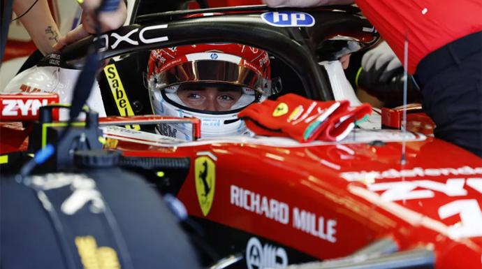 تألق لوكلير سائق فيراري في اليوم الأخير من التجارب التحضيرية لموسم الفورمولا 1