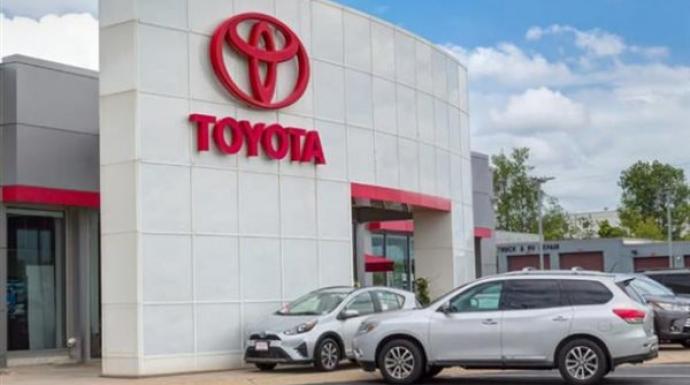ارتفاع مبيعات سيارات تويوتا خلال الشهر الماضي