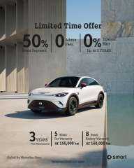 بفائدة 0% وتقسيط حتى 7 سنوات.. smart تقدم عرضًا حصريًا على السيارات الكهربائية طرازي #1 و#3
